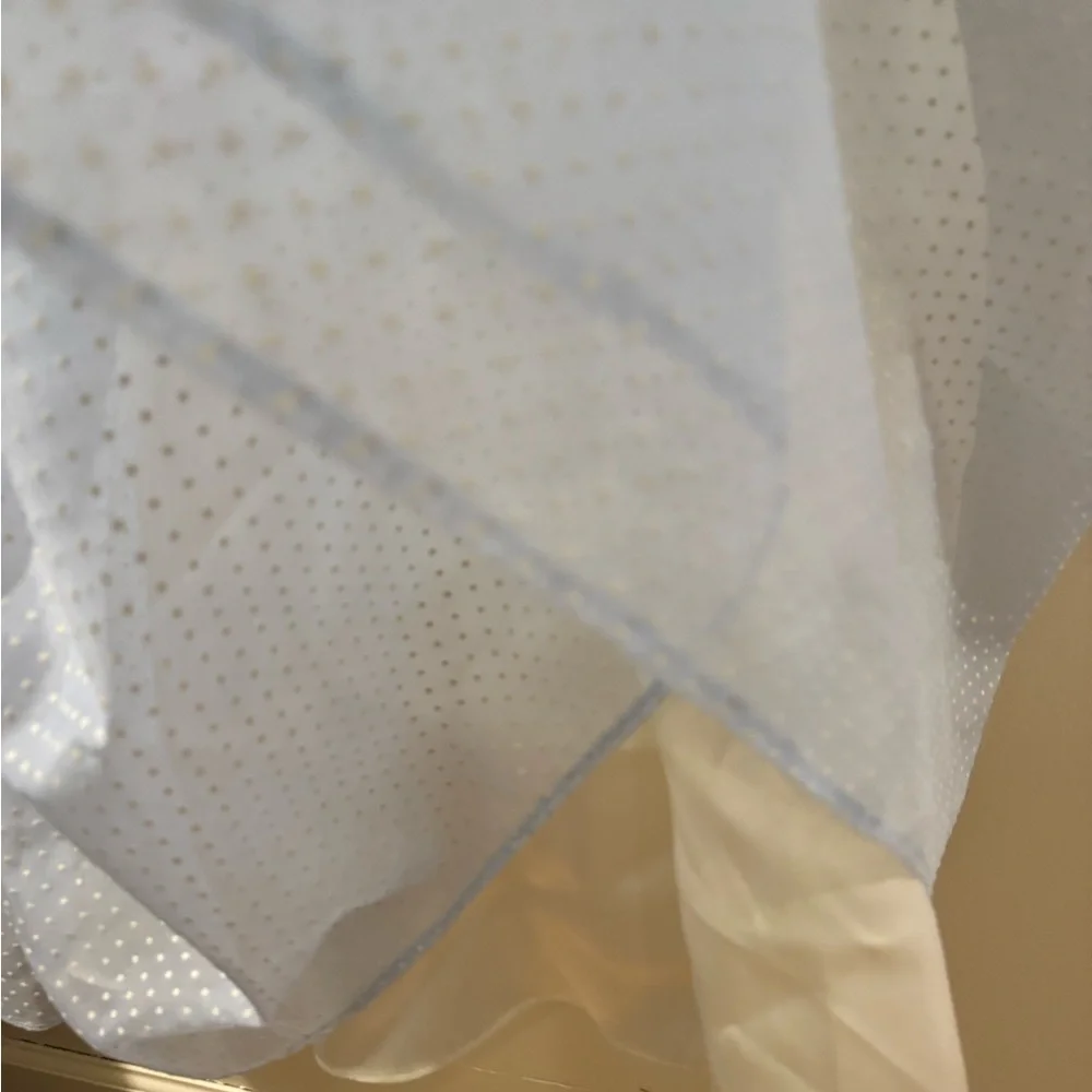 Rare Vintage Gunne Sax Dotted Baby Blue Floral Lace Victorian Prairie Dress 11 - Picture 4 of 5